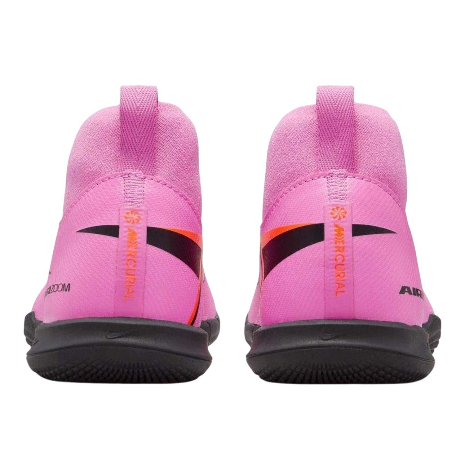 Pink-Black - Back - Nike Childrens-Kids Mercuial Superfly 10 Academy Indoor Football Shoes