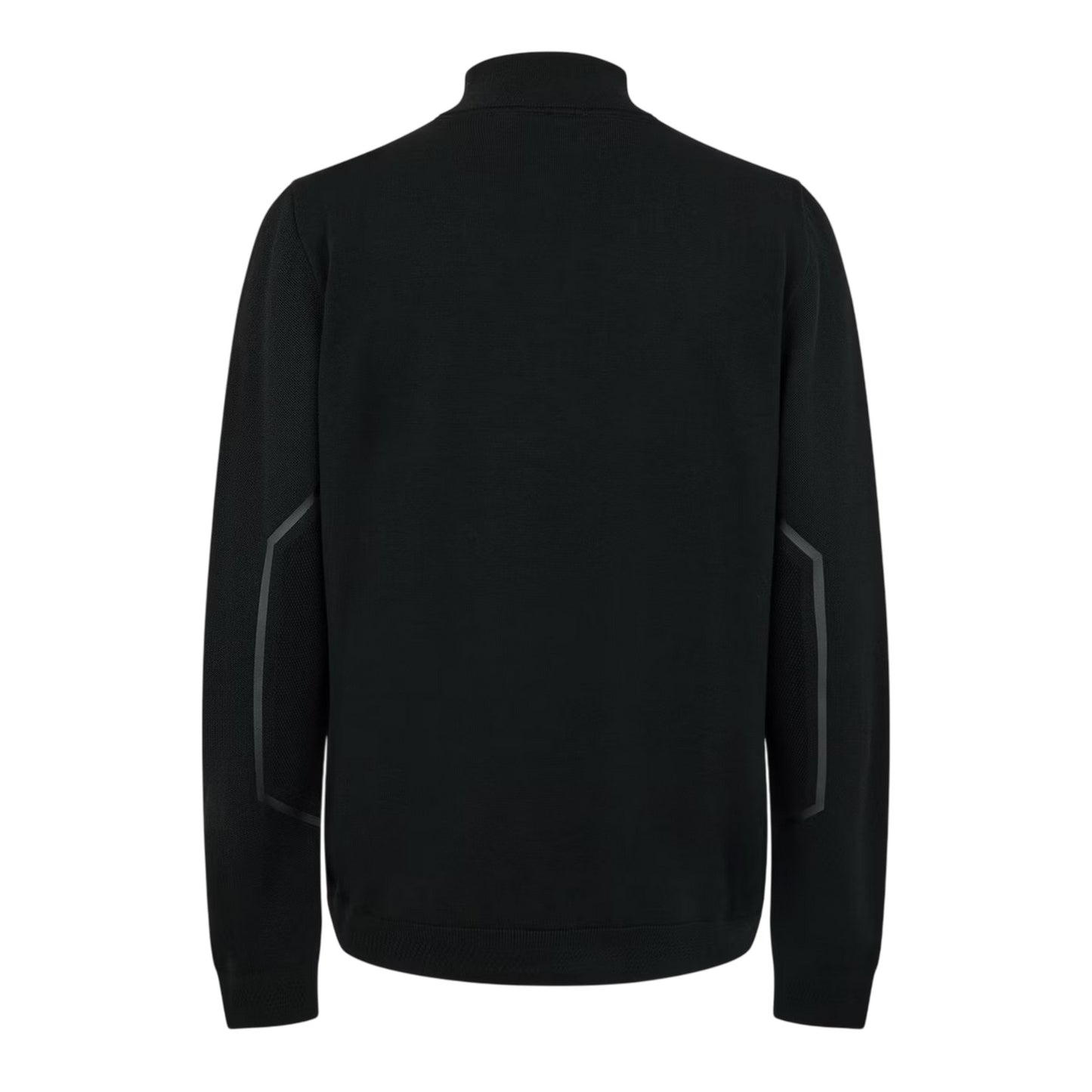 Black - Back - Boss Mens Zhine Regular Long-Sleeved Jumper