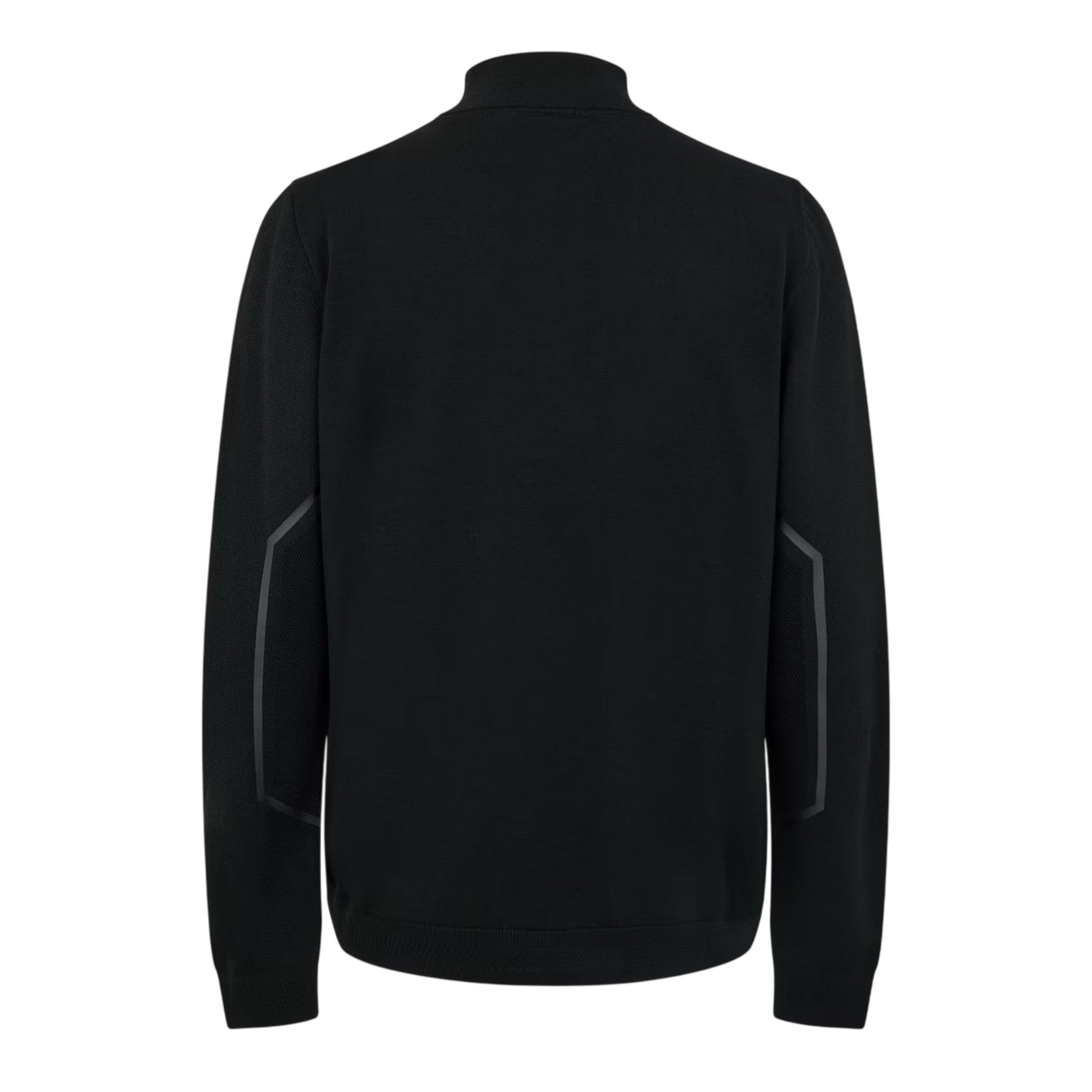 Black - Back - Boss Mens Zhine Regular Long-Sleeved Jumper