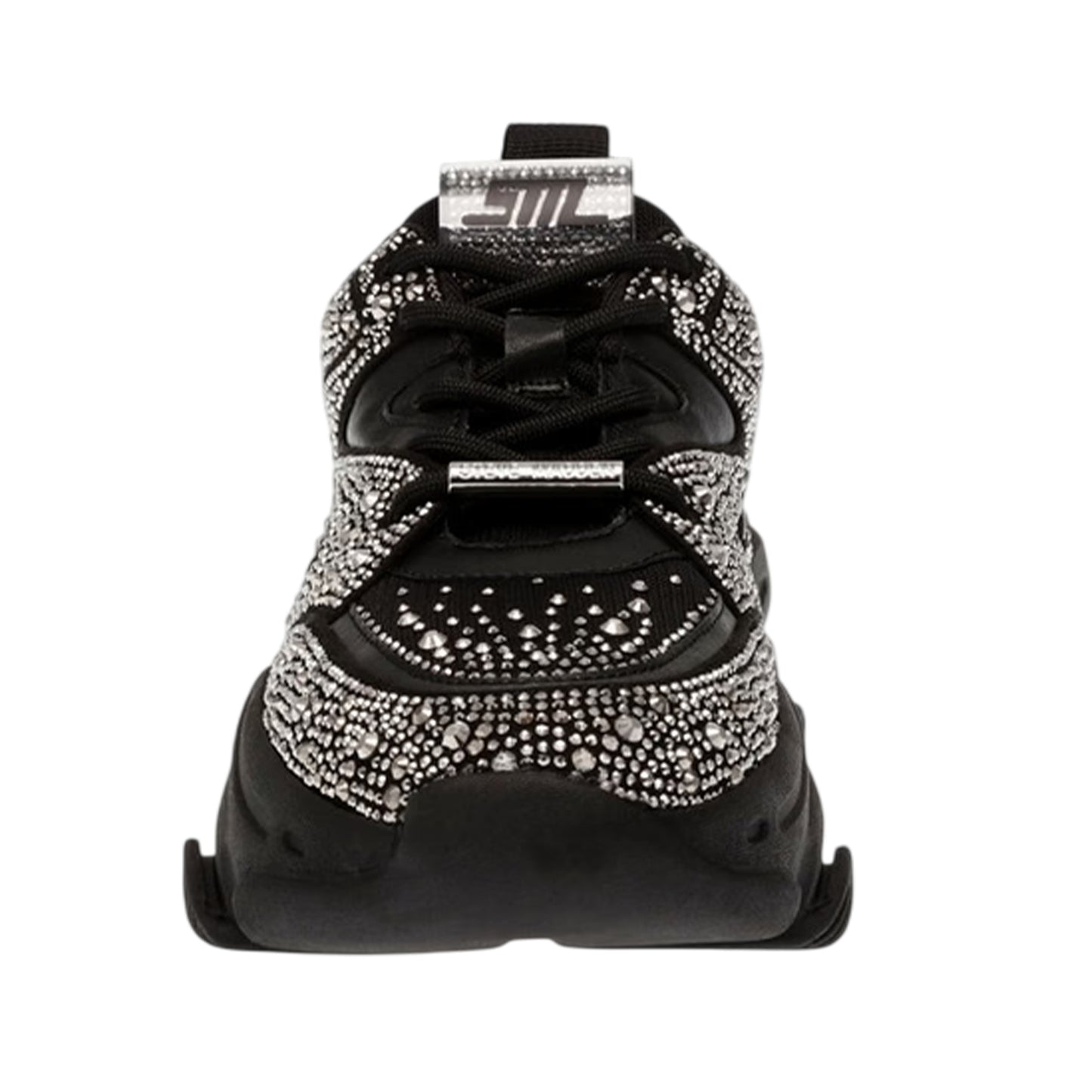 Black - Lifestyle - Steve Madden Womens-Ladies Privy Embellished Trainers