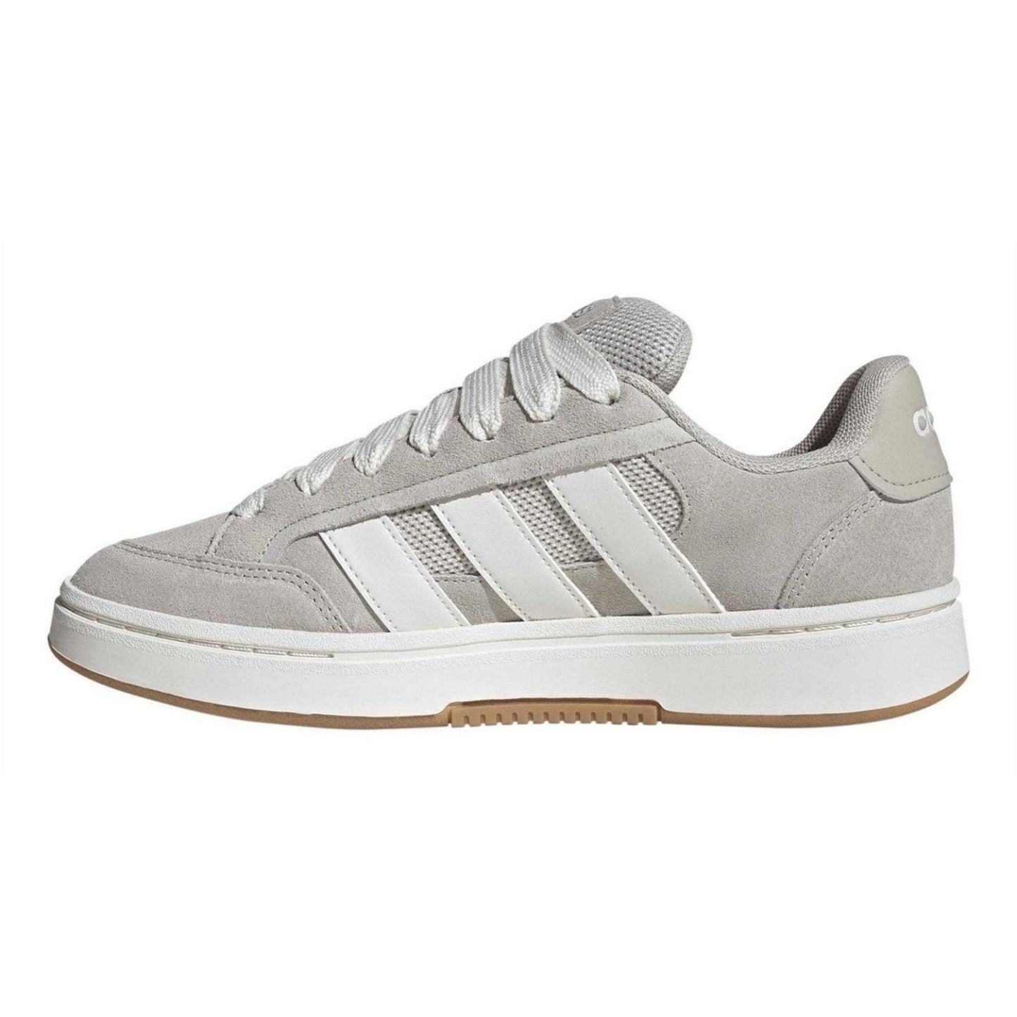 Alumina-Gum-White - Side - Adidas Mens Gc Alpha Suede Trainers