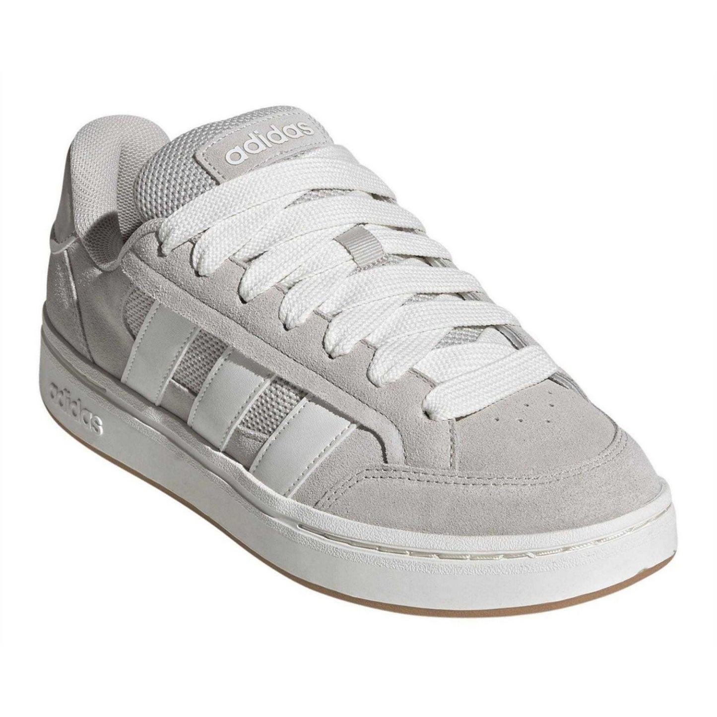 Alumina-Gum-White - Pack Shot - Adidas Mens Gc Alpha Suede Trainers