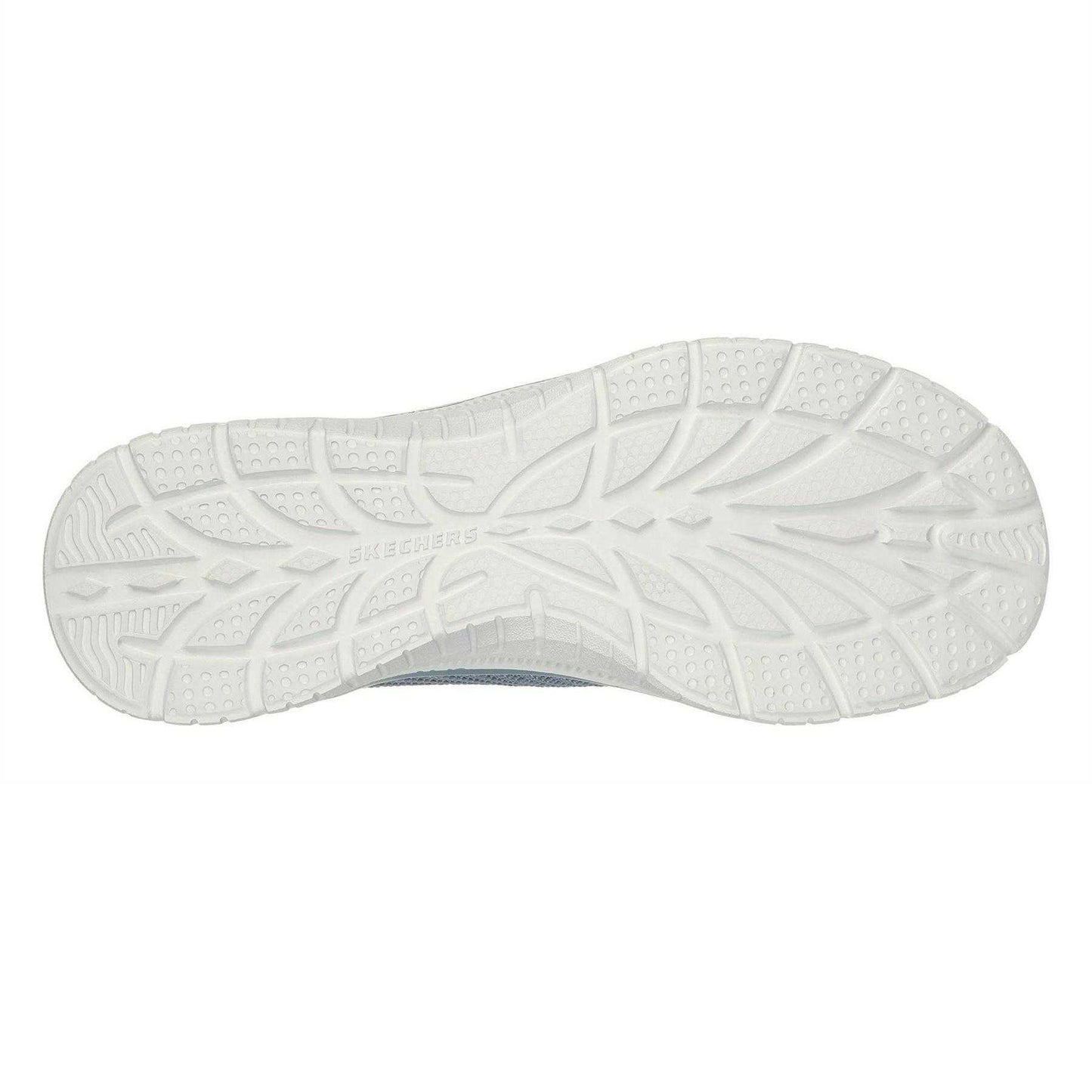 Blue - Lifestyle - Skechers Womens-Ladies Virtue Knitted Slip-on Trainers