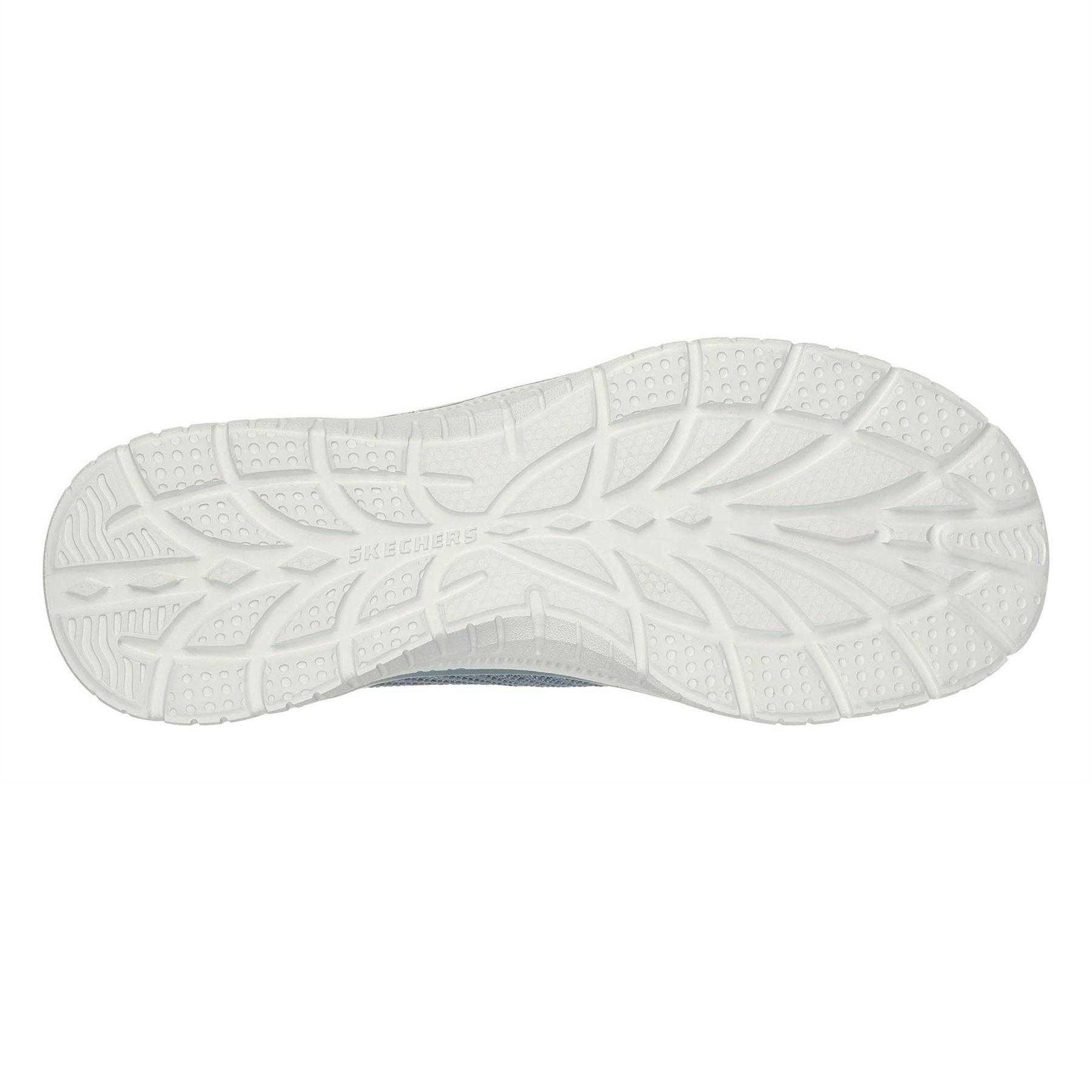 Blue - Lifestyle - Skechers Womens-Ladies Virtue Knitted Slip-on Trainers