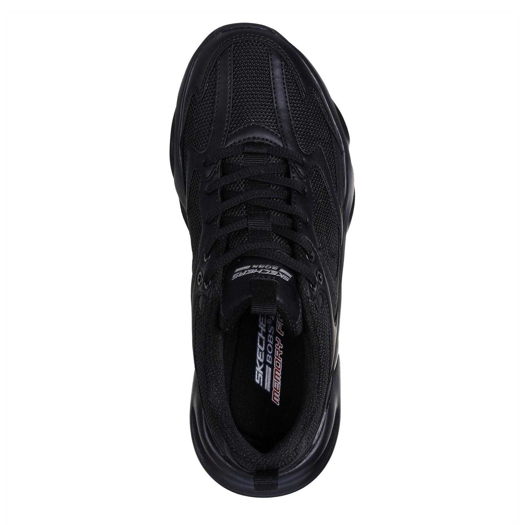 Black - Side - Skechers Womens-Ladies Bobs Mania 2 Trainers