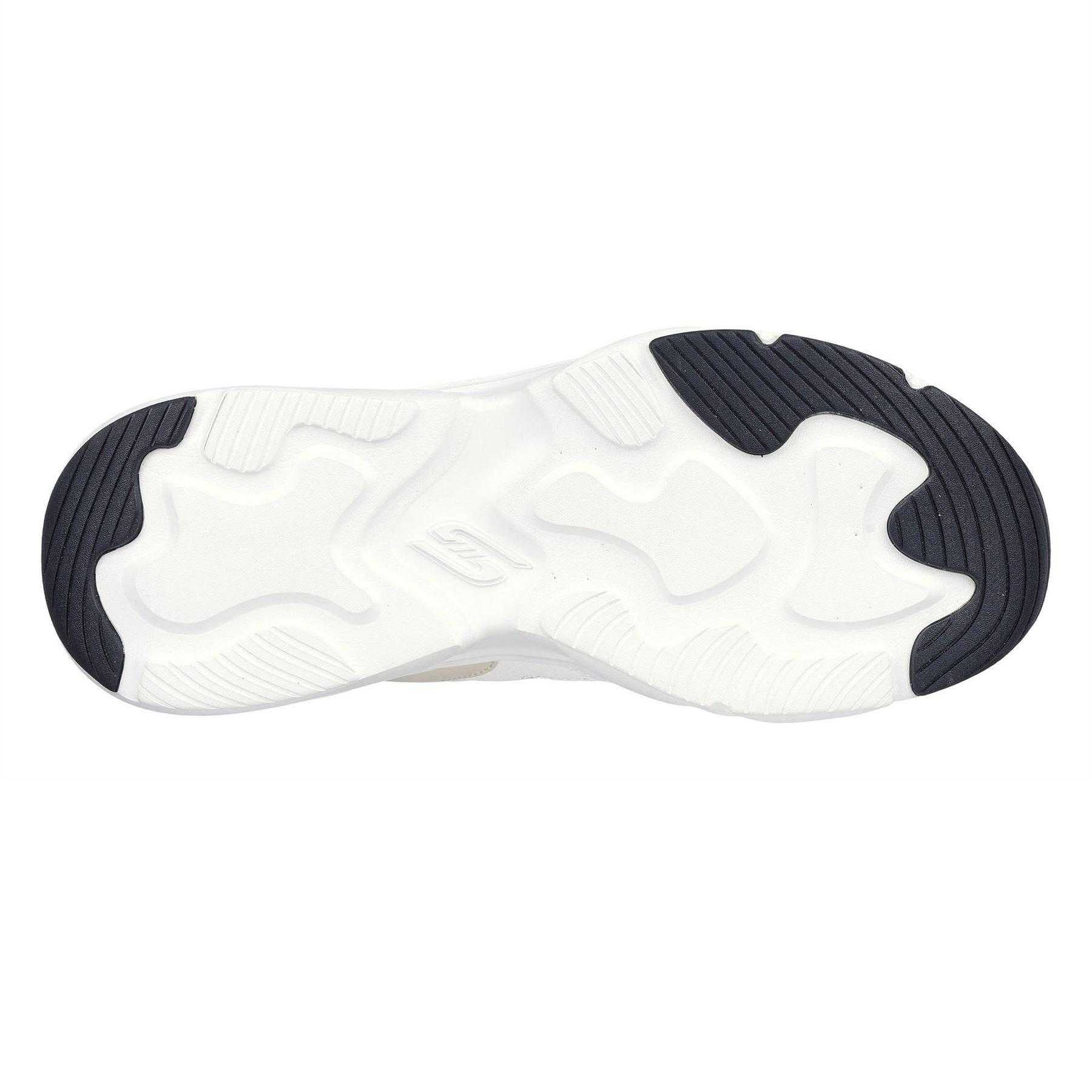 White-Black - Lifestyle - Skechers Womens-Ladies Bobs Mania 2 Trainers