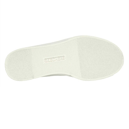 Off White-Multicoloured - Lifestyle - Skechers Childrens-Kids Edenlx Classic Swirl Leather Flat Trainers
