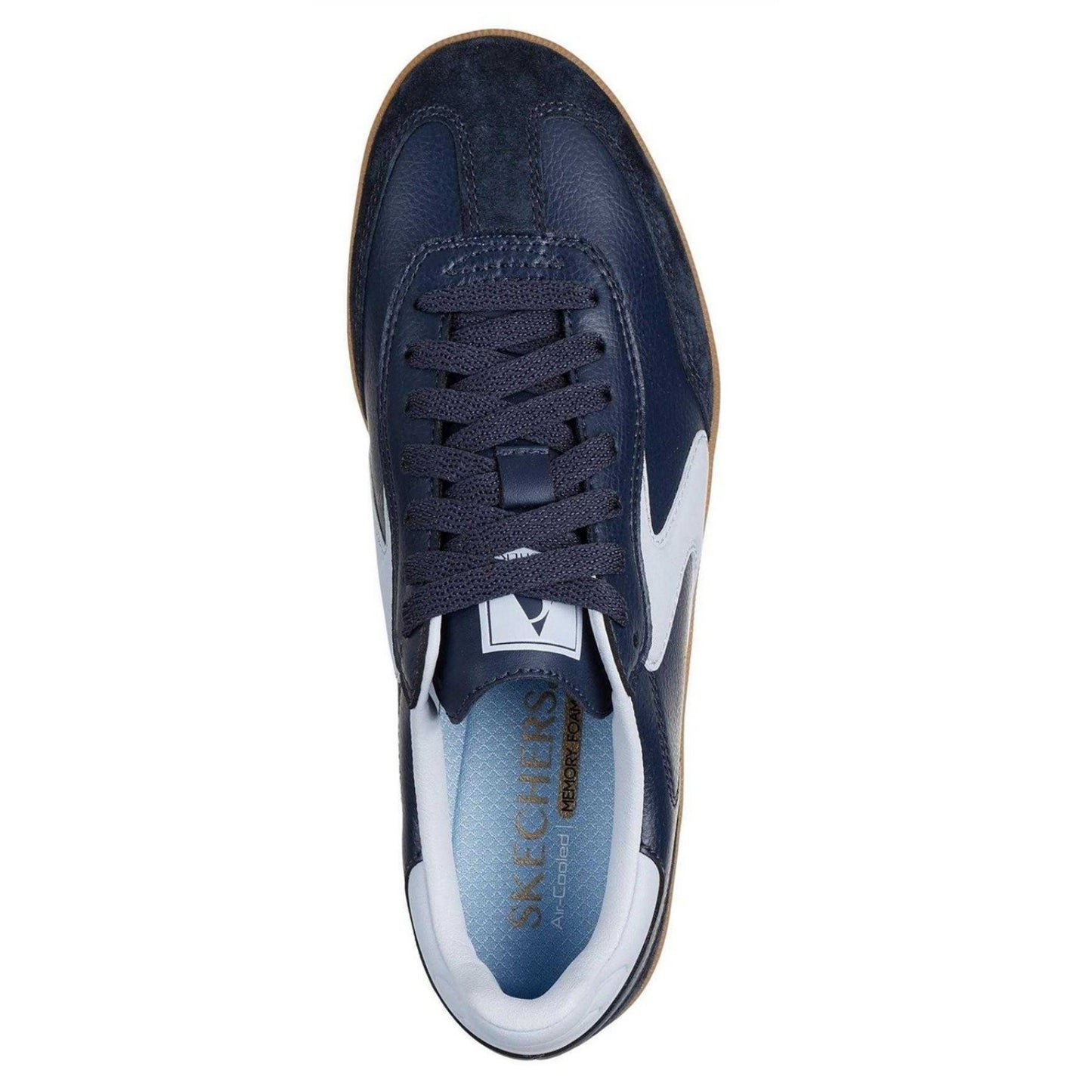 Navy - Side - Skechers Mens Hotshot Trainers