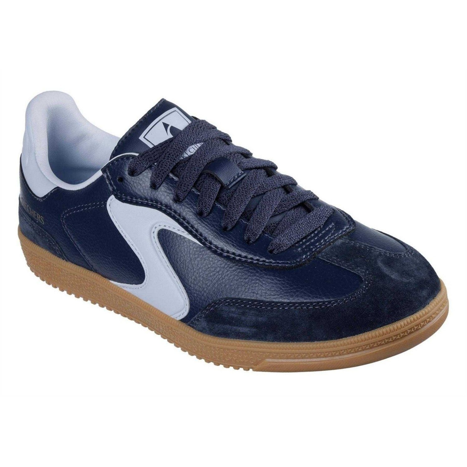 Navy - Pack Shot - Skechers Mens Hotshot Trainers