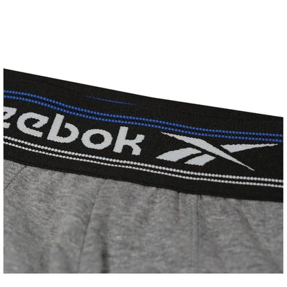Grey-Black-Dark Grey - Lifestyle - Reebok Mens Sports Boxer Shorts (Pack of 5)