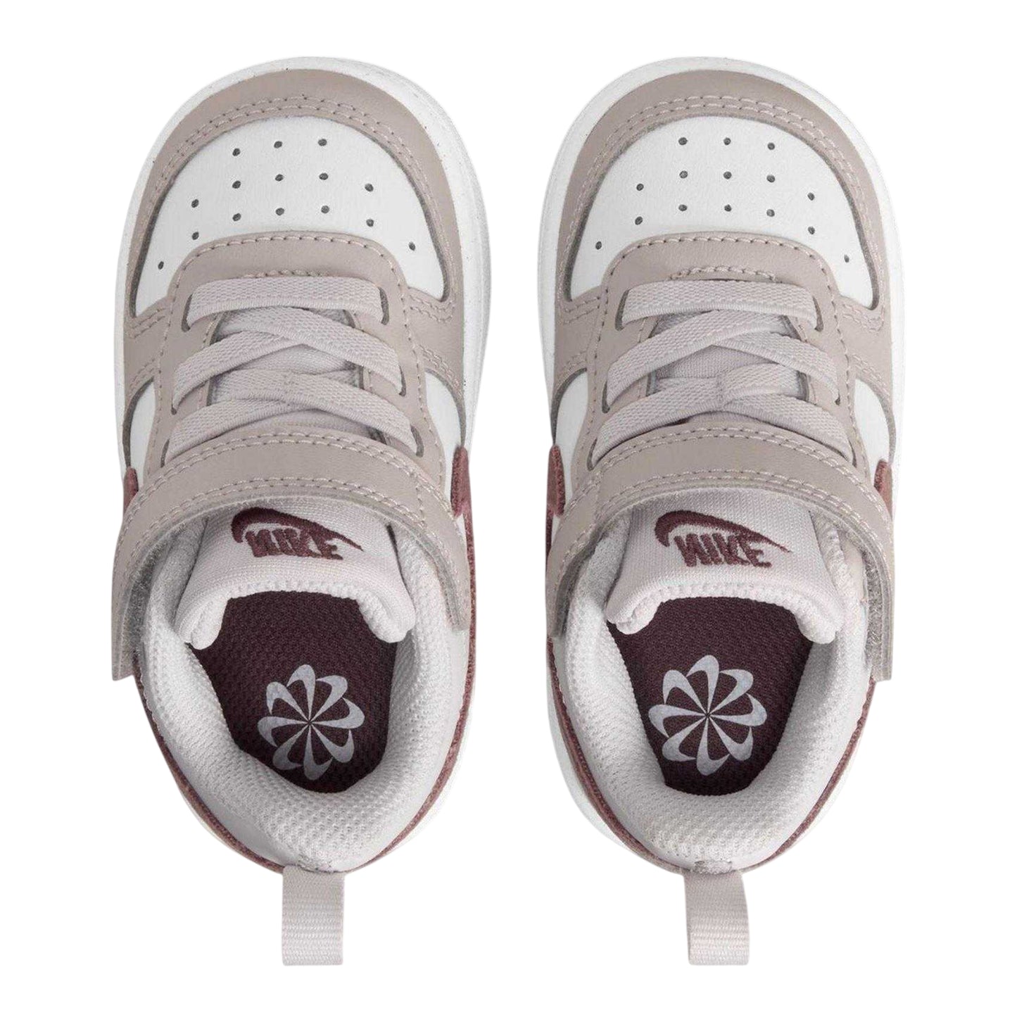 Grey-Tattoo - Lifestyle - Nike Childrens-Kids Court Borough Leather Trainers