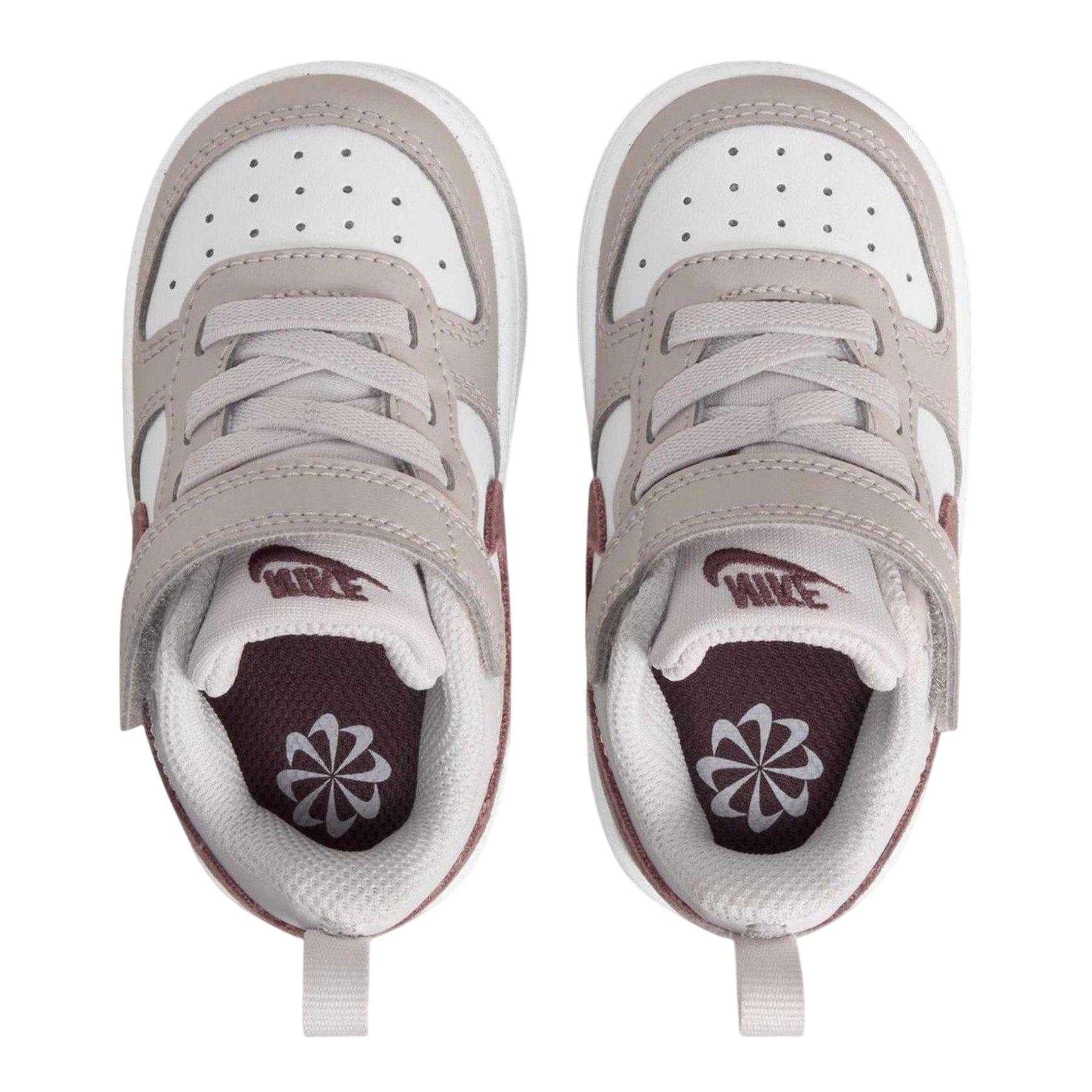 Grey-Tattoo - Lifestyle - Nike Childrens-Kids Court Borough Leather Trainers