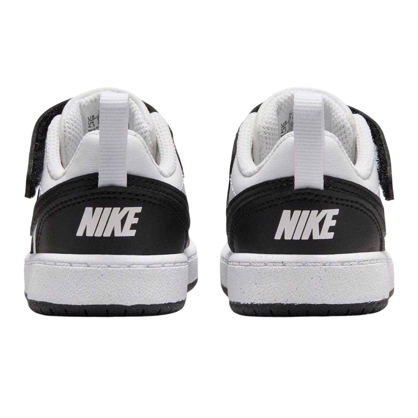 Panda - Back - Nike Childrens-Kids Court Borough Leather Trainers