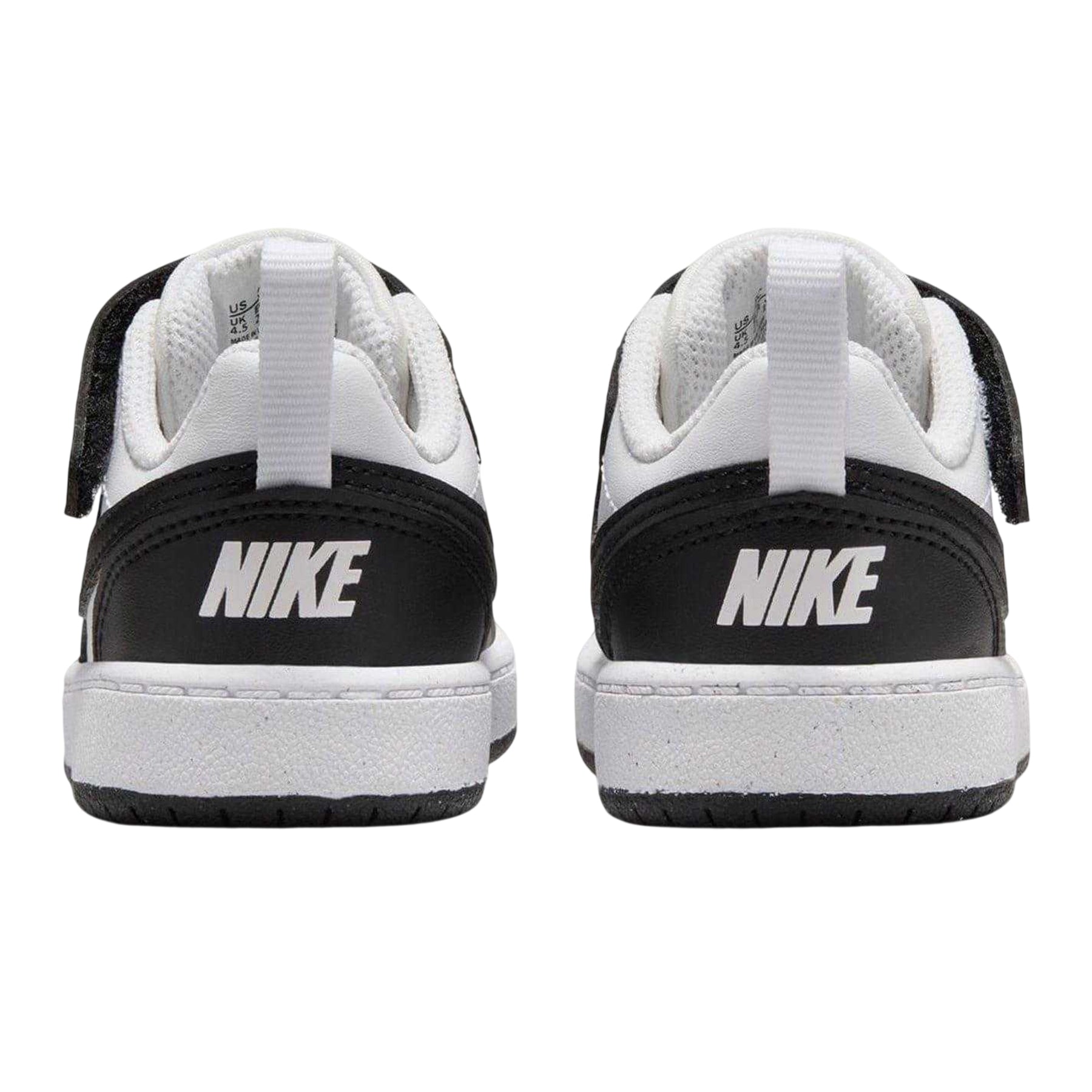 Panda - Back - Nike Childrens-Kids Court Borough Leather Trainers