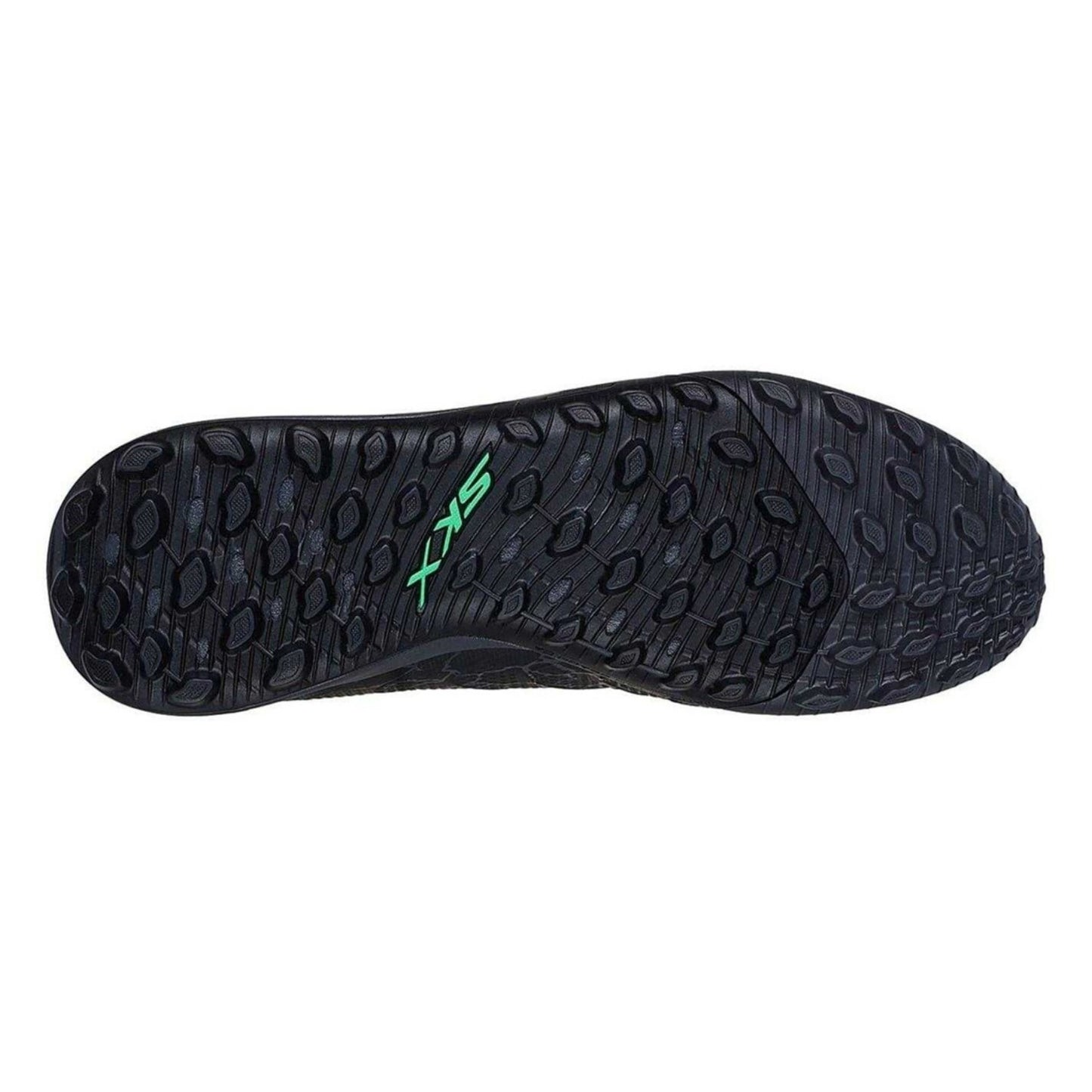 Black - Lifestyle - Skechers Childrens-Kids Gold Marble Astro Turf Trainers