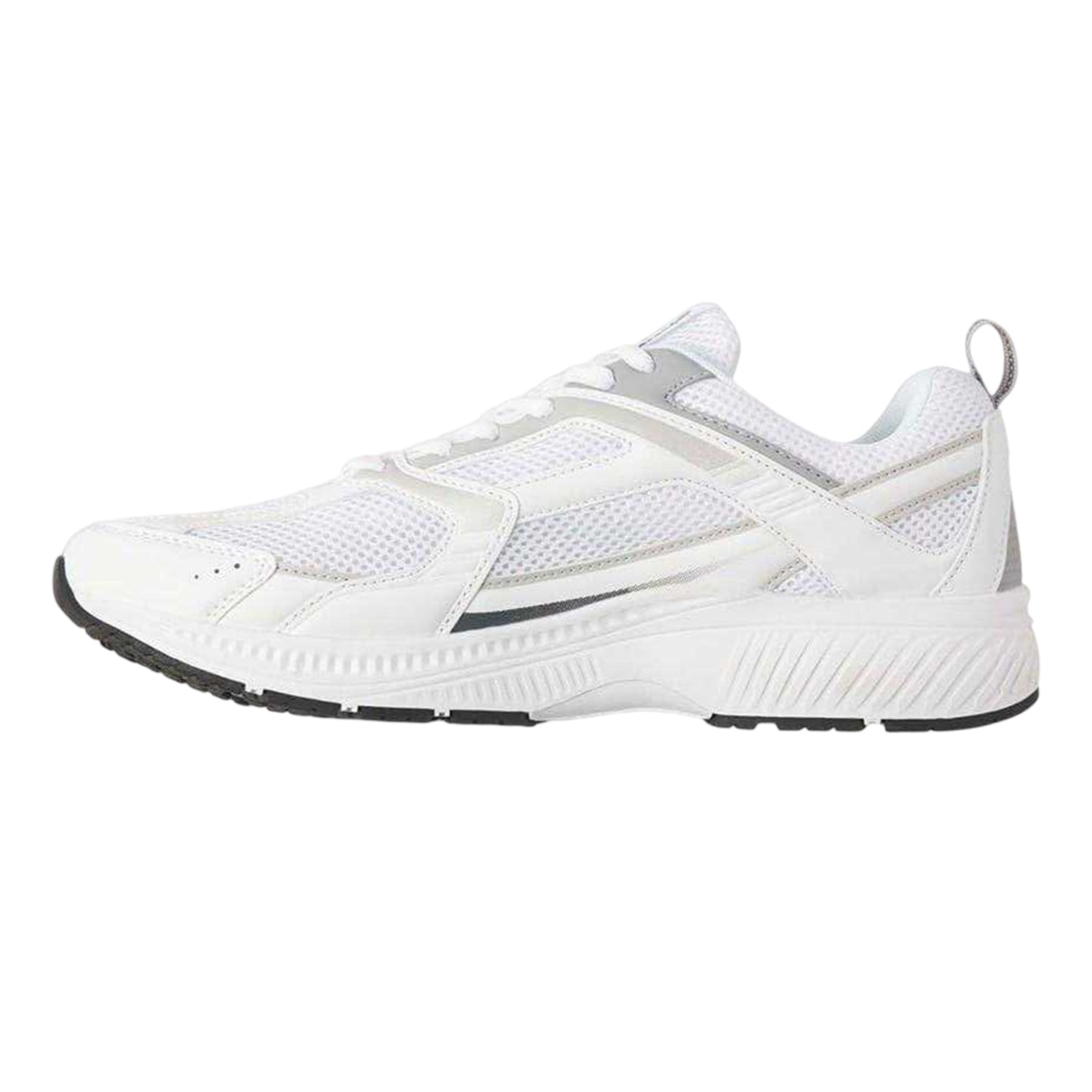 Bright White - Back - Jack And Jones Mens Tokyo Leather Lace Up Trainers