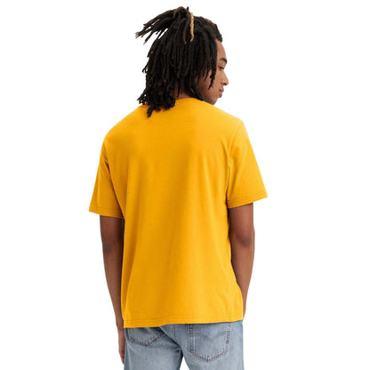 Gold - Back - Levis Mens Headline Relaxed Fit T-Shirt