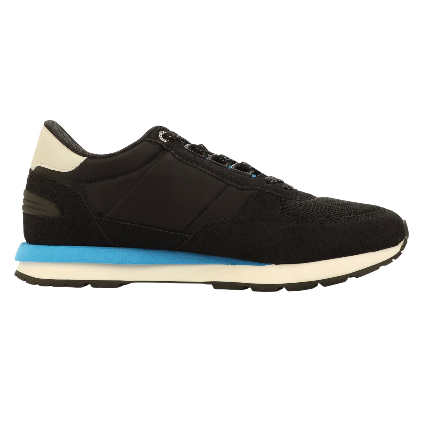 Black-White-Bright Blue - Front - Sergio Tacchini Mens Venezia Trainers