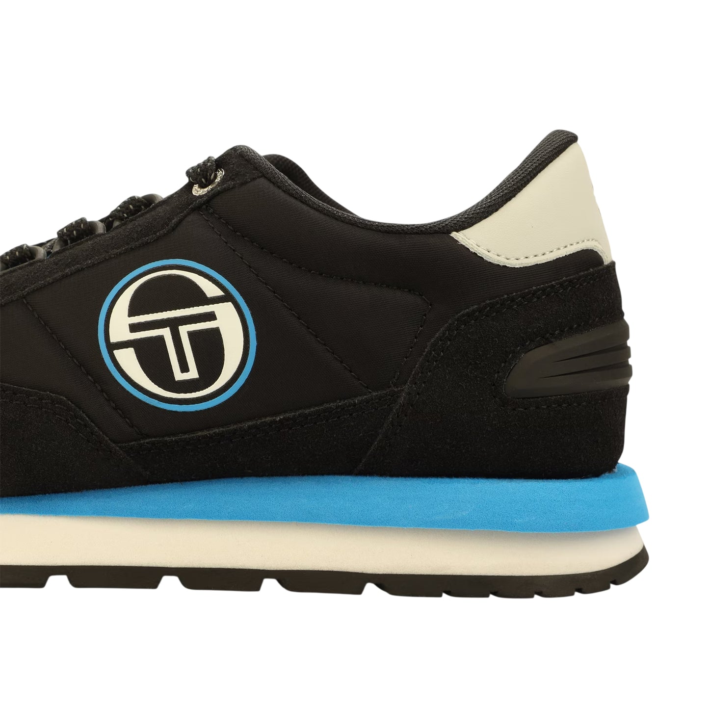 Black-White-Bright Blue - Lifestyle - Sergio Tacchini Mens Venezia Trainers