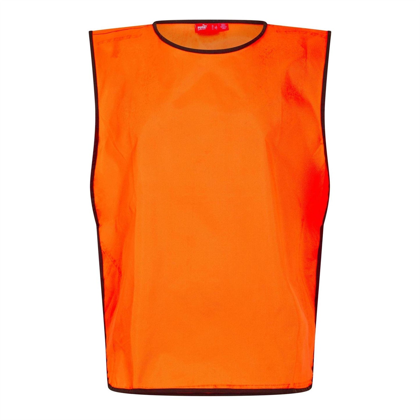 Orange - Front - Puma Mens Project Loose Fit Training Bib