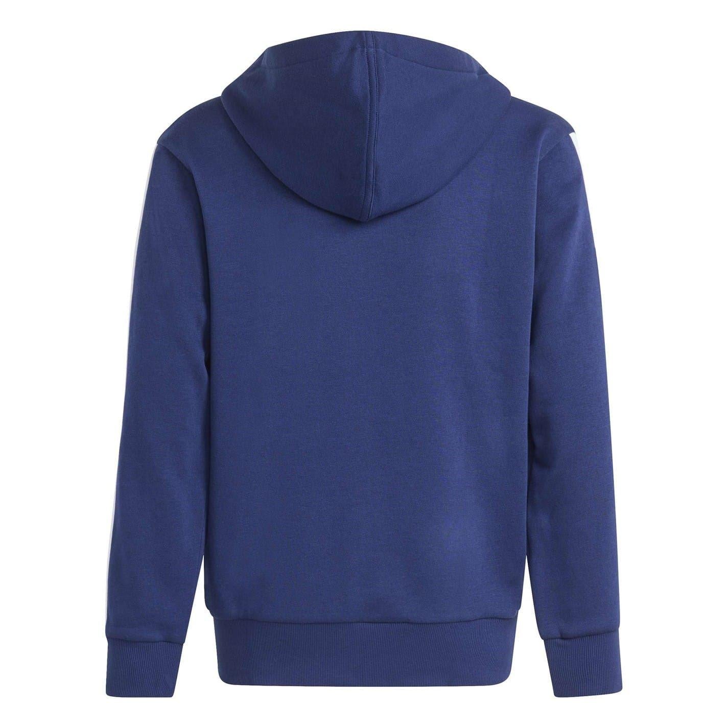 Navy-Grey - Side - Adidas Childrens-Kids Tiberio Tracksuit