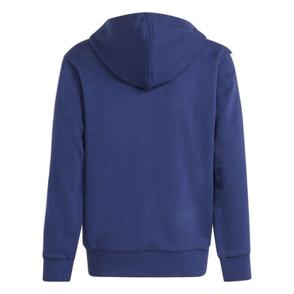 Navy-Grey - Side - Adidas Childrens-Kids Tiberio Tracksuit
