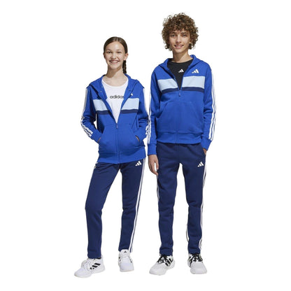 Blue-Grey - Back - Adidas Childrens-Kids Tiberio Tracksuit