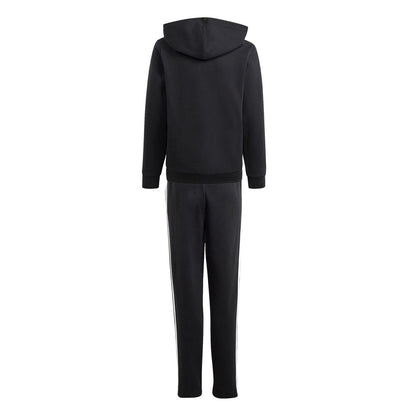 Black-Grey - Back - Adidas Childrens-Kids Tiberio Tracksuit