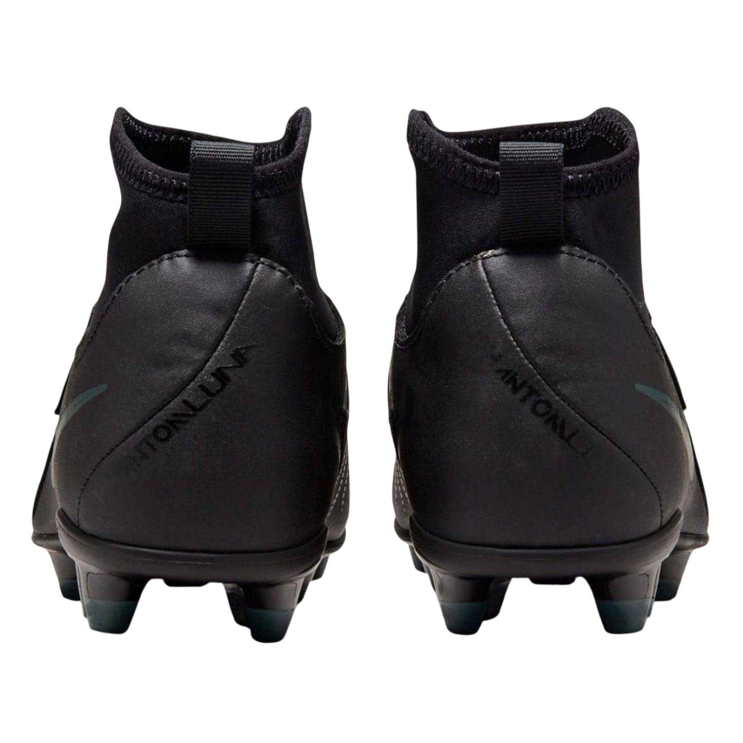 Black-Green - Back - Nike Childrens-Kids Phantom Luna Ii Club Firm Ground Football Boots