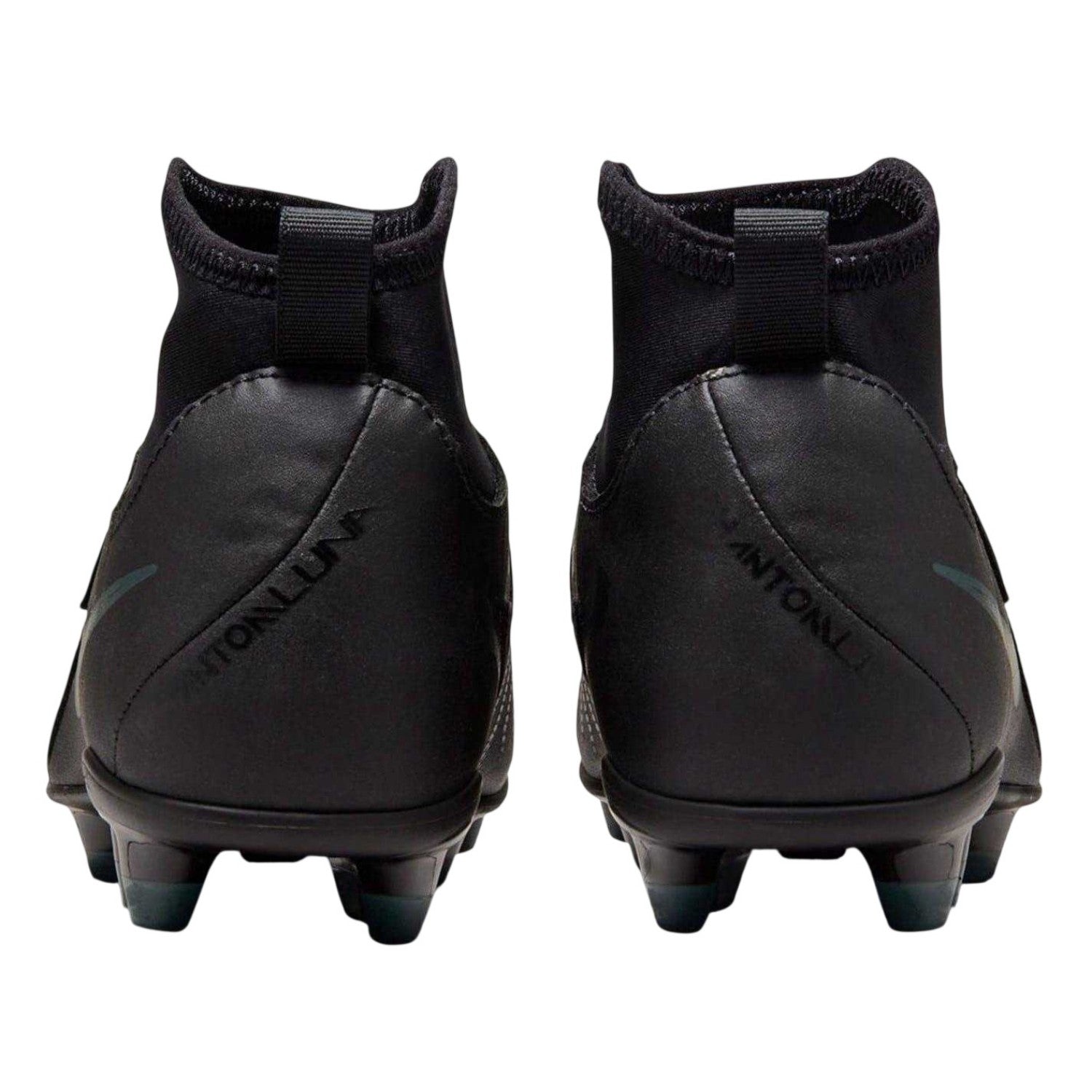 Black-Green - Back - Nike Childrens-Kids Phantom Luna Ii Club Firm Ground Football Boots