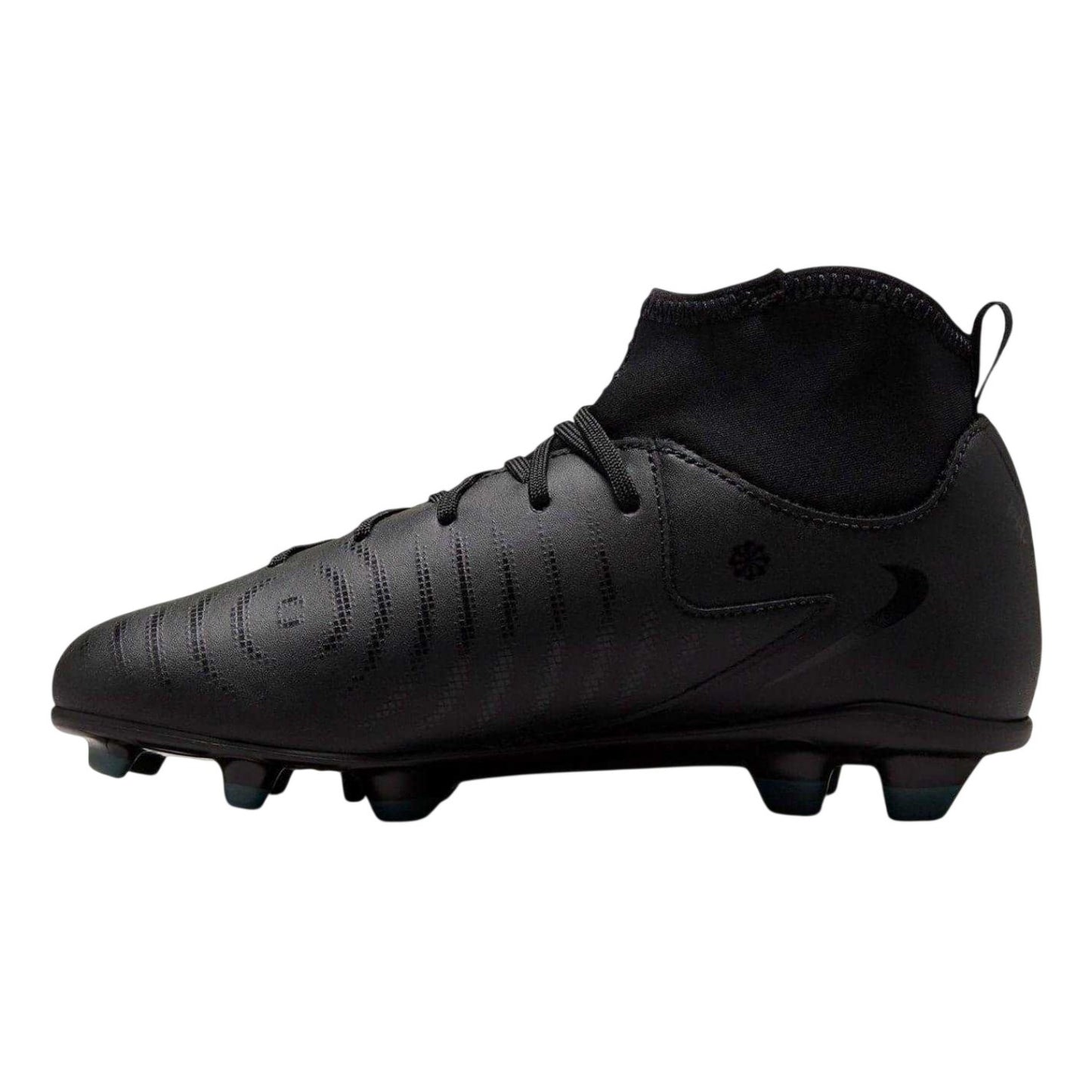 Black-Green - Side - Nike Childrens-Kids Phantom Luna Ii Club Firm Ground Football Boots