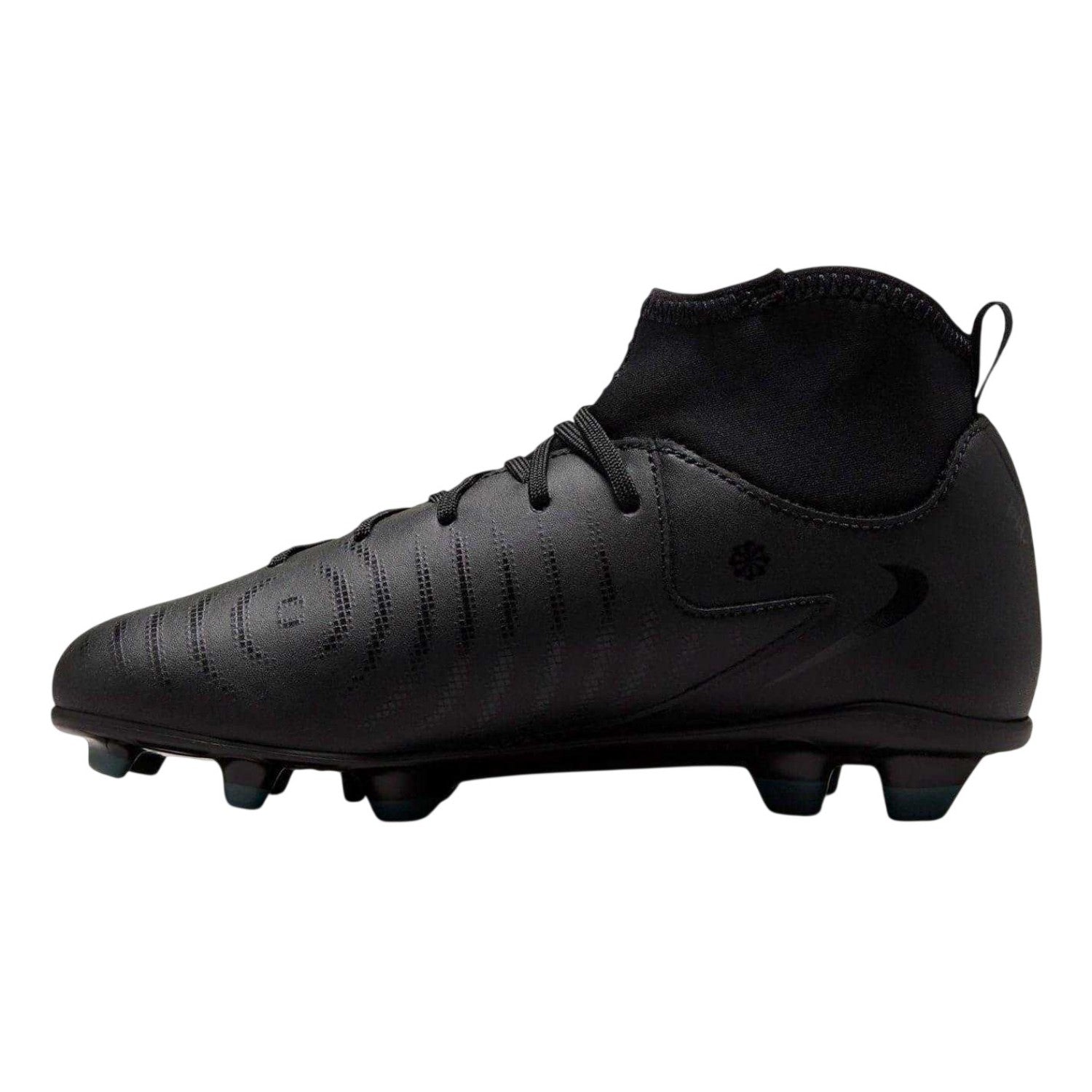 Black-Green - Side - Nike Childrens-Kids Phantom Luna Ii Club Firm Ground Football Boots
