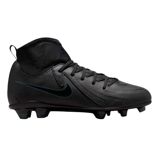 Black-Green - Front - Nike Childrens-Kids Phantom Luna Ii Club Firm Ground Football Boots