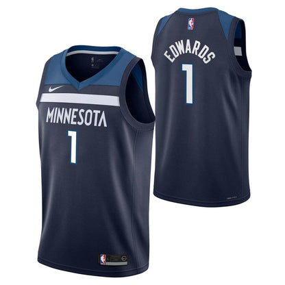 Blue - Side - Minnesota Timberwolves Childrens-Kids Basketball Jersey