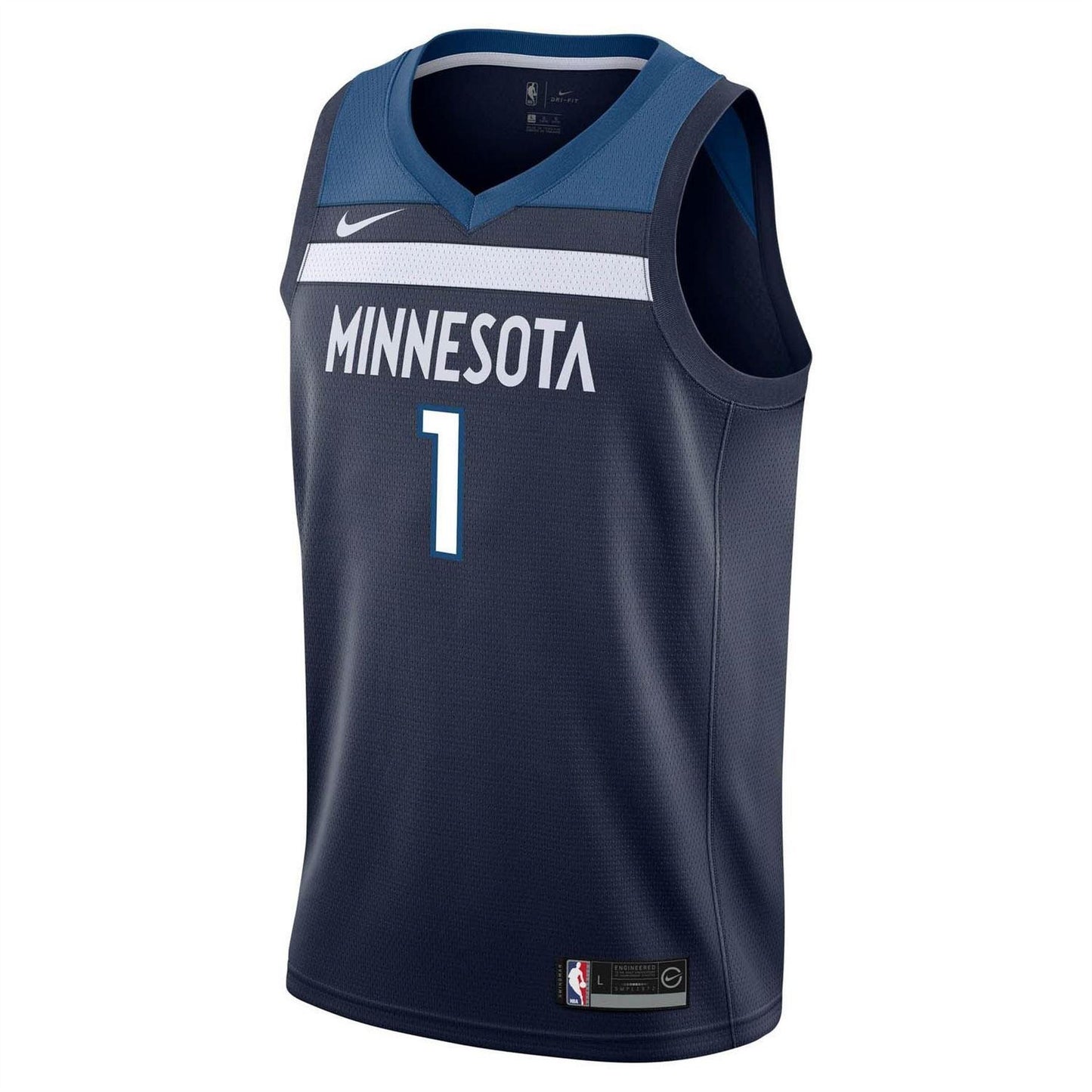 Blue - Front - Minnesota Timberwolves Childrens-Kids Basketball Jersey