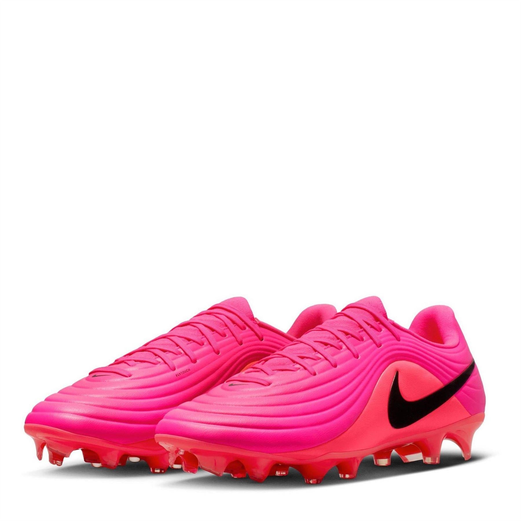 Pink-Black - Lifestyle - Nike Mens Tiempo Academy Firm Ground Football Boots