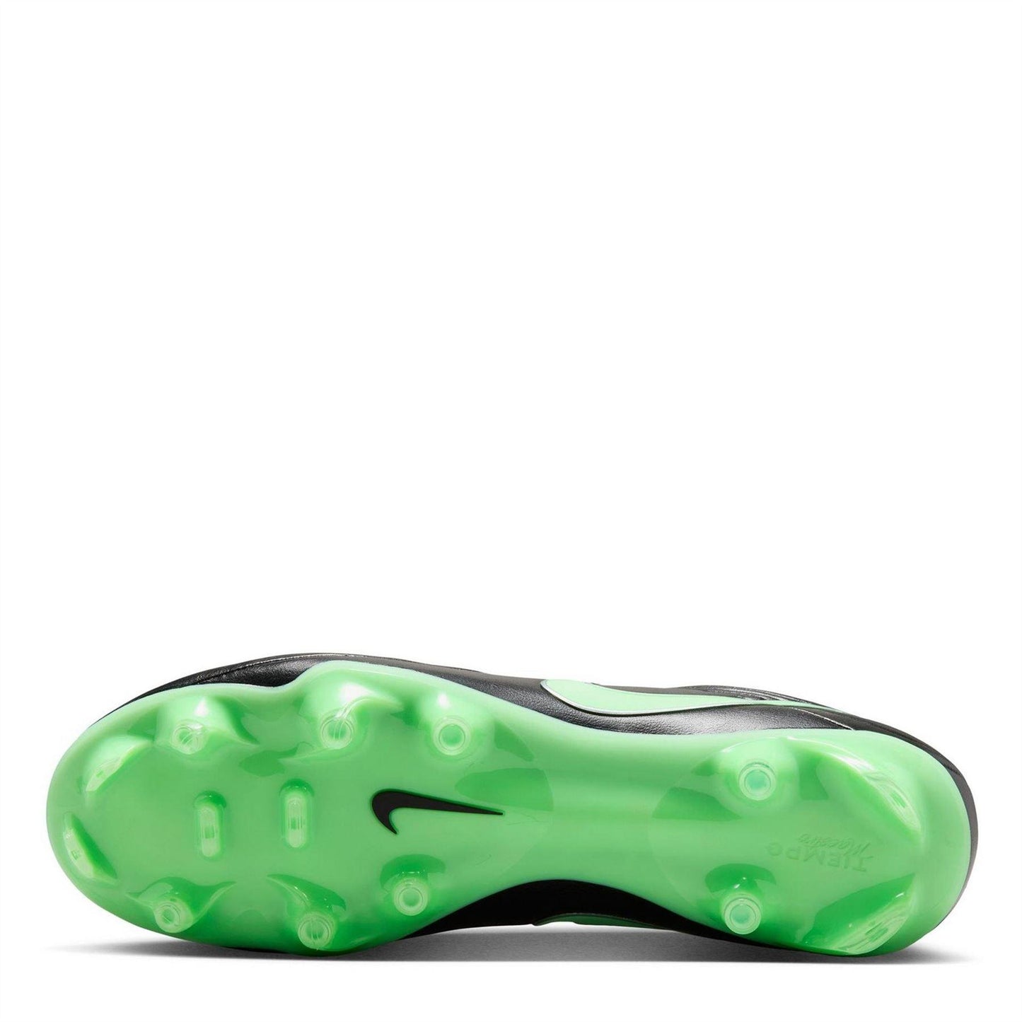 Black-Green - Side - Nike Mens Tiempo Academy Firm Ground Football Boots