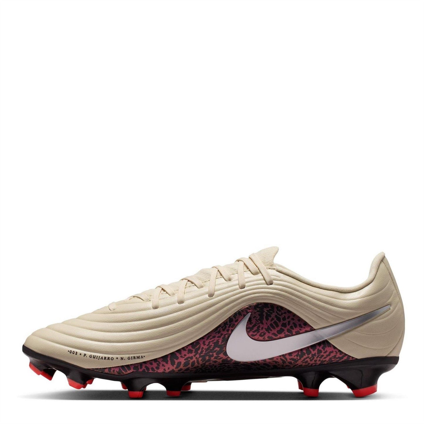 Burgundy-Digital Print - Back - Nike Mens Tiempo Academy Firm Ground Football Boots