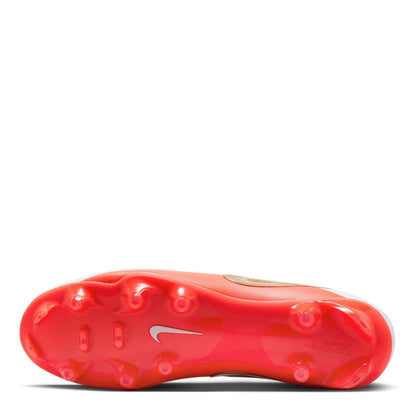 White-Red - Lifestyle - Nike Mens Tiempo Academy Firm Ground Football Boots