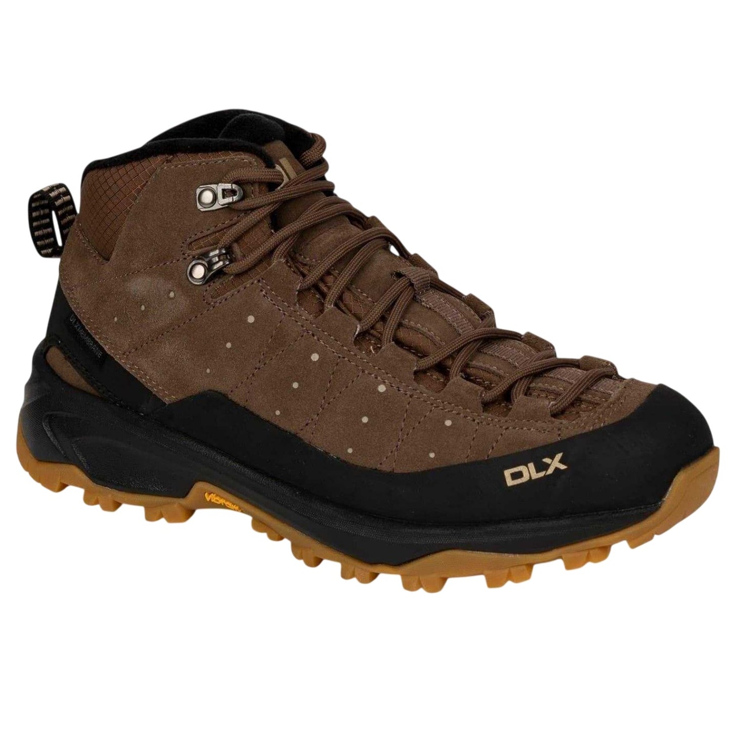 Pecan - Lifestyle - DLX Womens-Ladies Nieva Suede Rain Boots