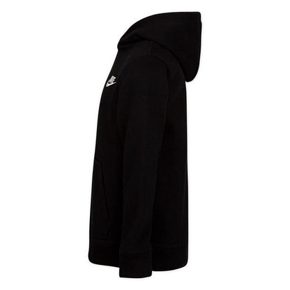 Black - Lifestyle - Nike Childrens-Kids Club Fleece Hoodie