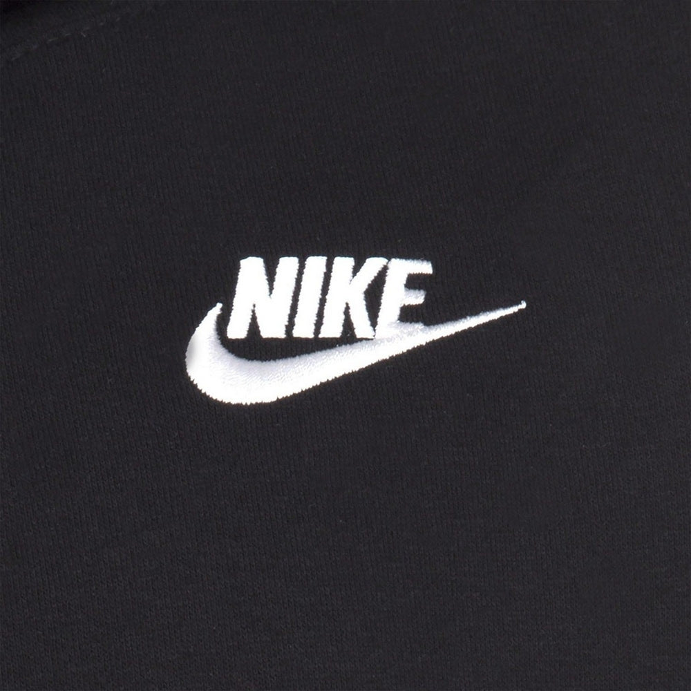 Black - Pack Shot - Nike Childrens-Kids Club Fleece Hoodie