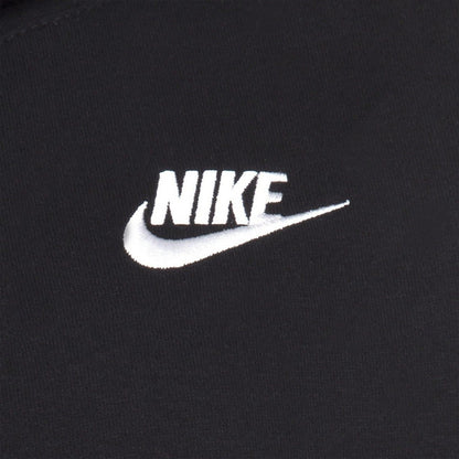 Black - Pack Shot - Nike Childrens-Kids Club Fleece Hoodie