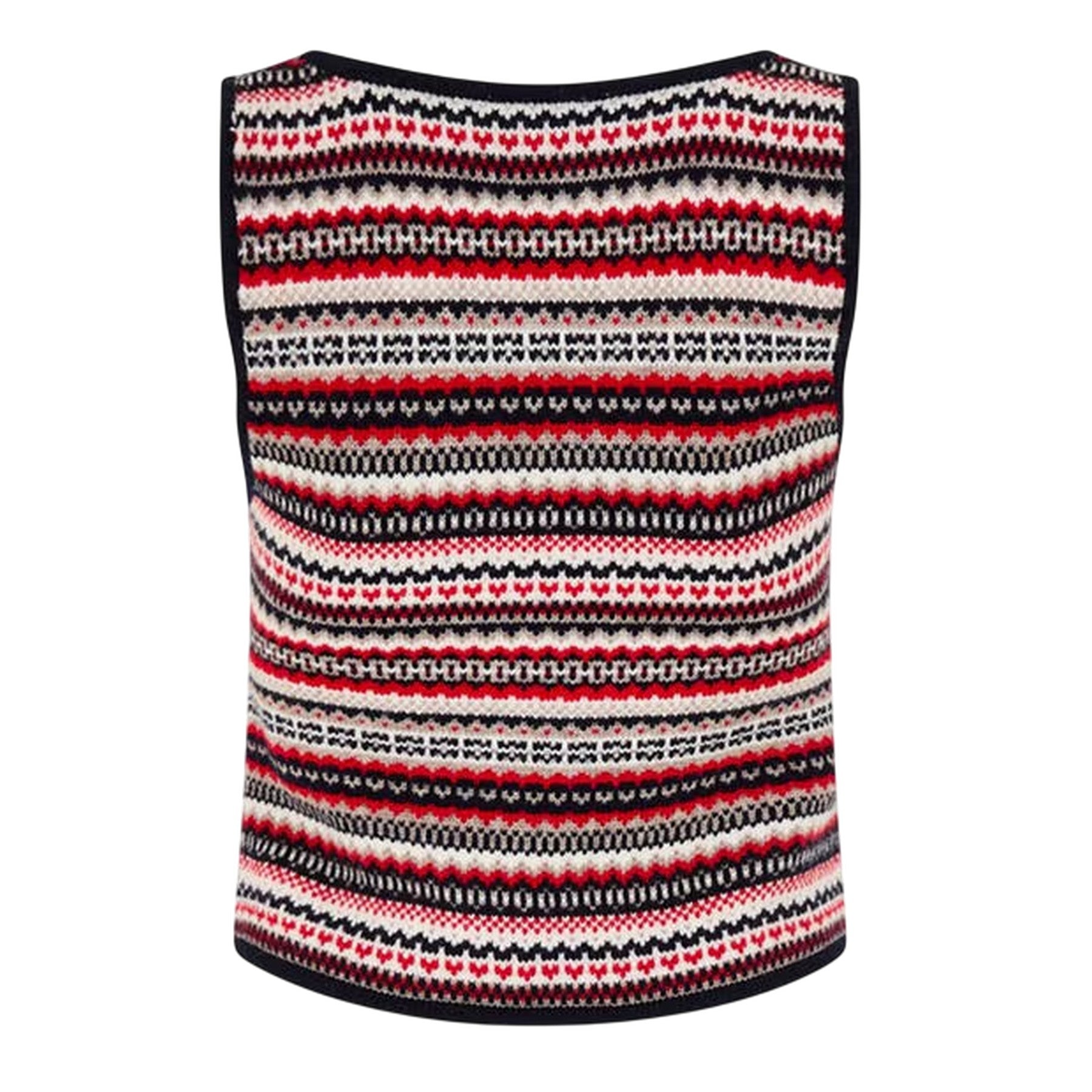 Multicoloured - Back - Nobody´s Child Womens-Ladies Fair Isle Waistcoat