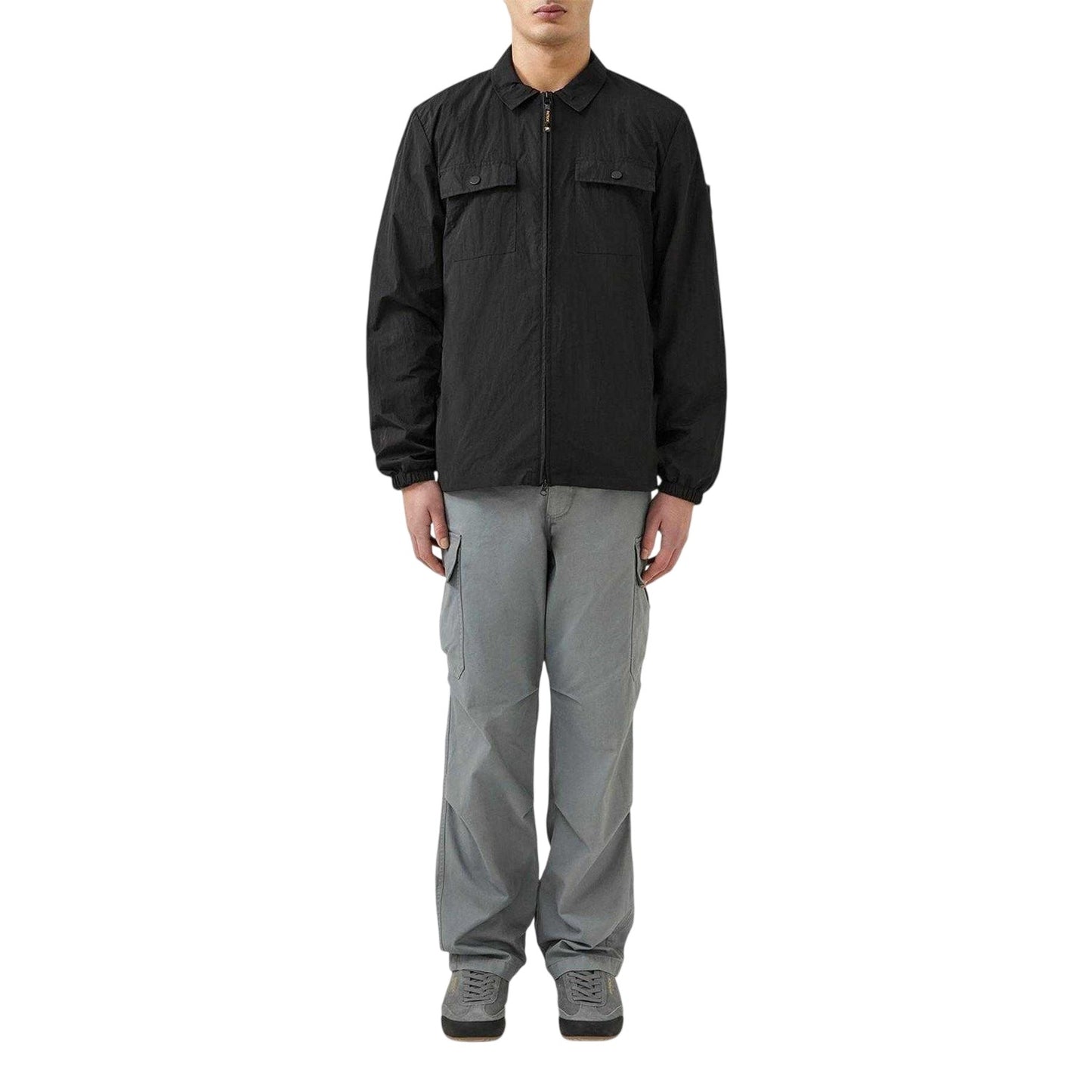 Black - Lifestyle - Patrick Mens Plain Overshirt