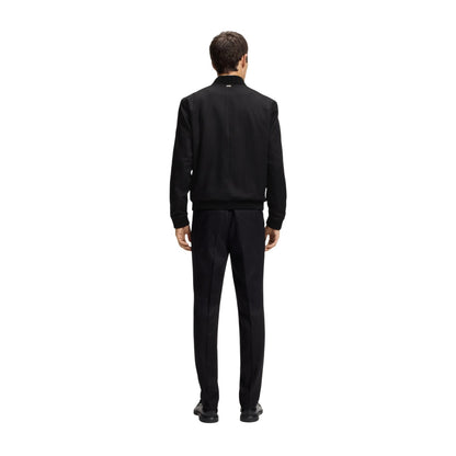 Black - Back - Hugo Mens Evalom Plain Overshirt