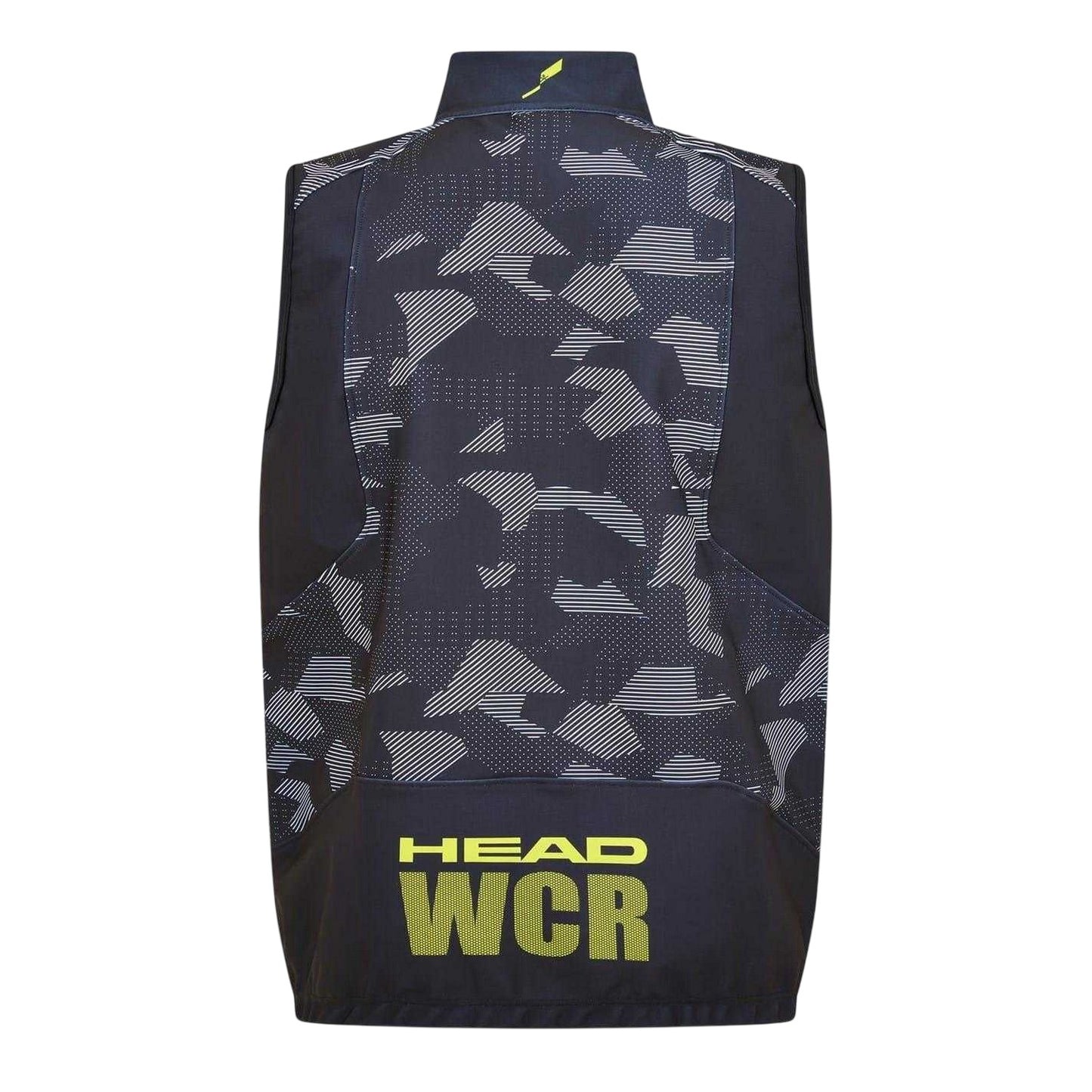 Black - Back - Head Mens Lightning Team Camouflage Race Vest