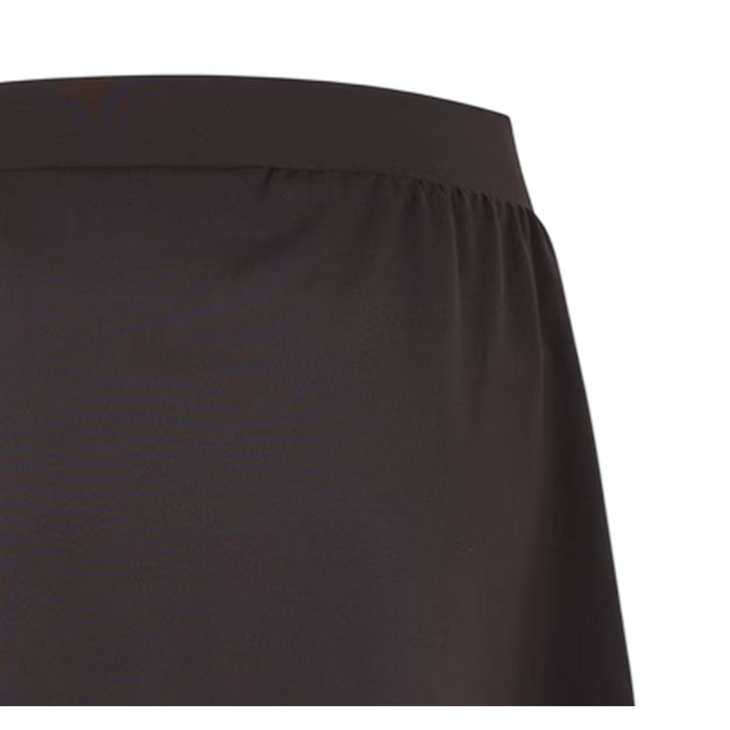 Black - Side - Head Womens-Ladies Club Pleated Long Tennis Skort