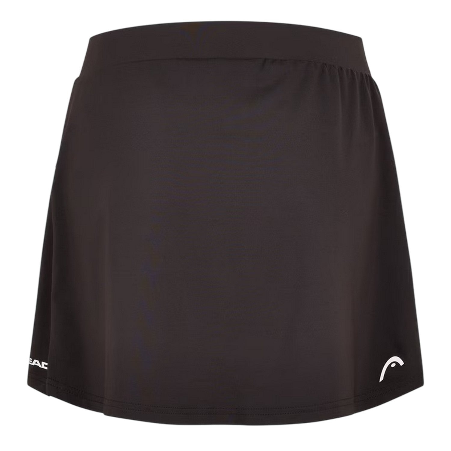 Black - Front - Head Womens-Ladies Club Pleated Long Tennis Skort