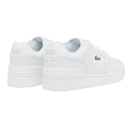 White - Back - Lacoste Mens Court Cage Leather Trainers